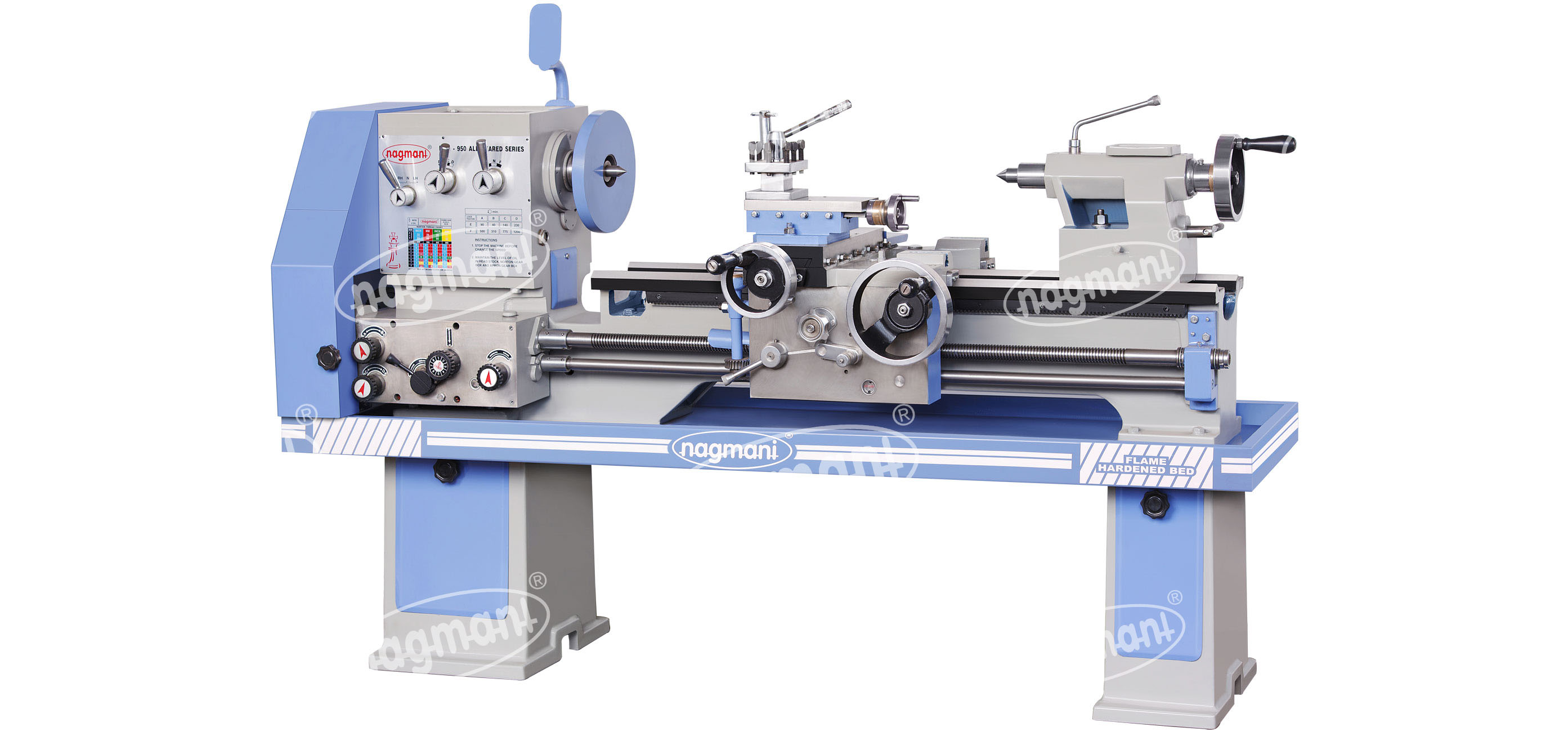 Medium Duty Geared Head Lathe Machine from Nagmani Lathe
